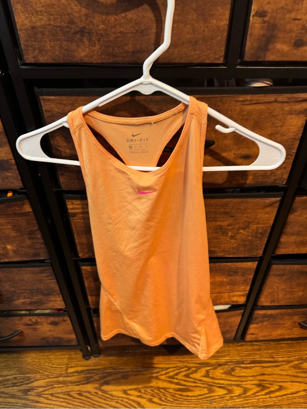 Nike Women's Peach Racerback Dri-FIT Tank Top
